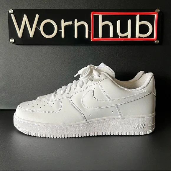 Nike Air Force 1 Low '07 Men's Triple White CW2288-111 Shoes Men’s Size 12 - Picture 1 of 8